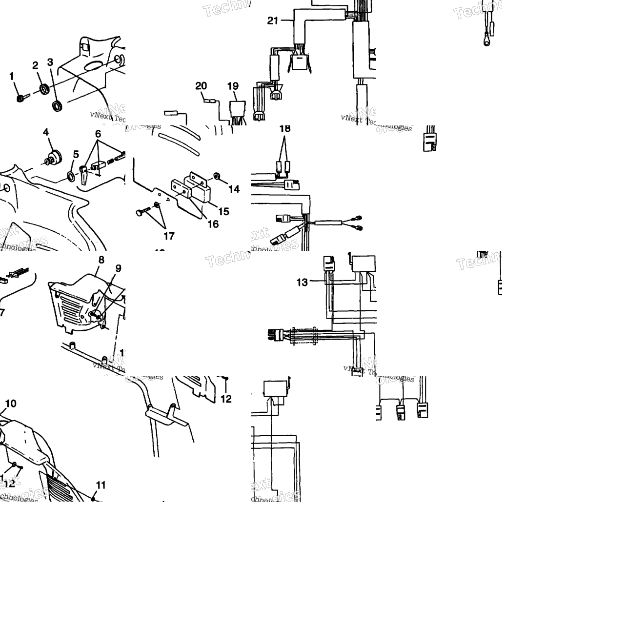 Console & Wire Harness 600 Xcr