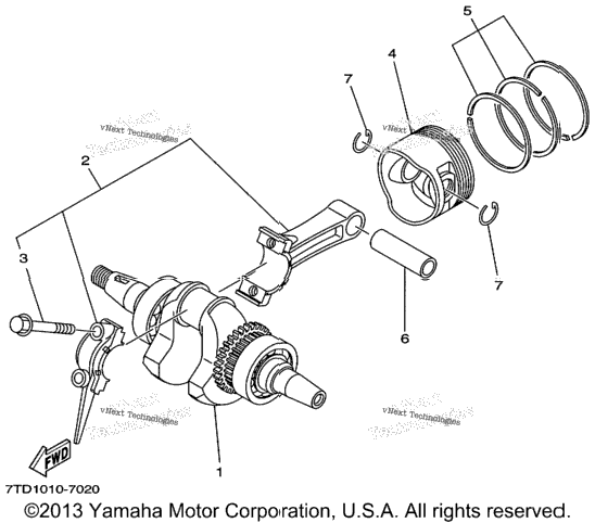 Crankshaft Piston