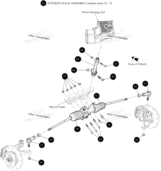 Steering Rack Assembly [302423]