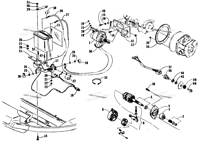 Electric Start Assembly