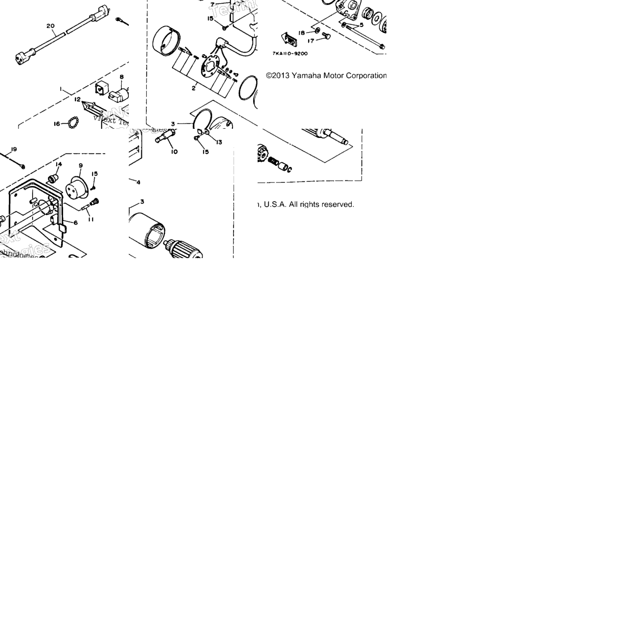Starting Motor (Ys828ten)