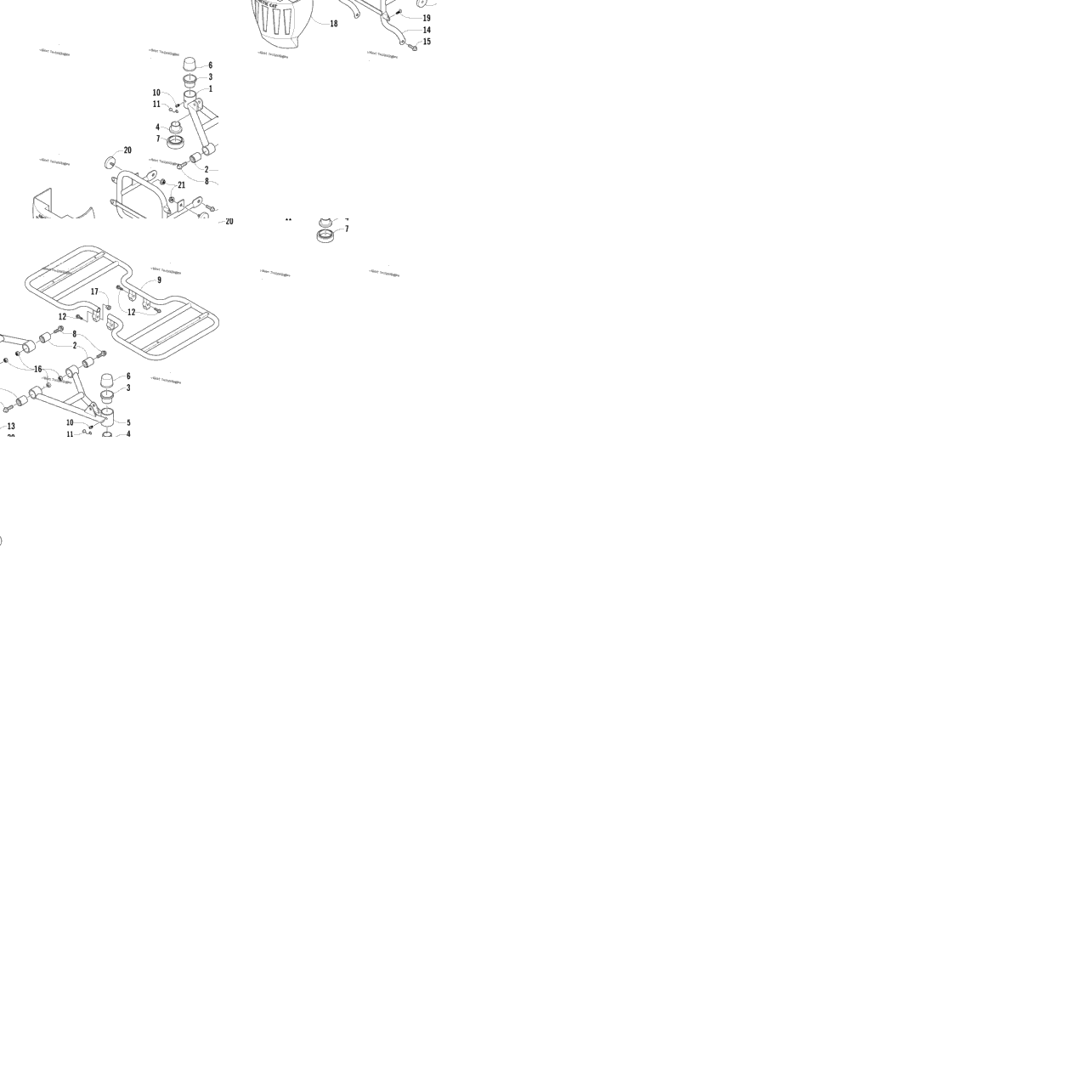 A-Arm, Floor Panel, And Bumper Assembly