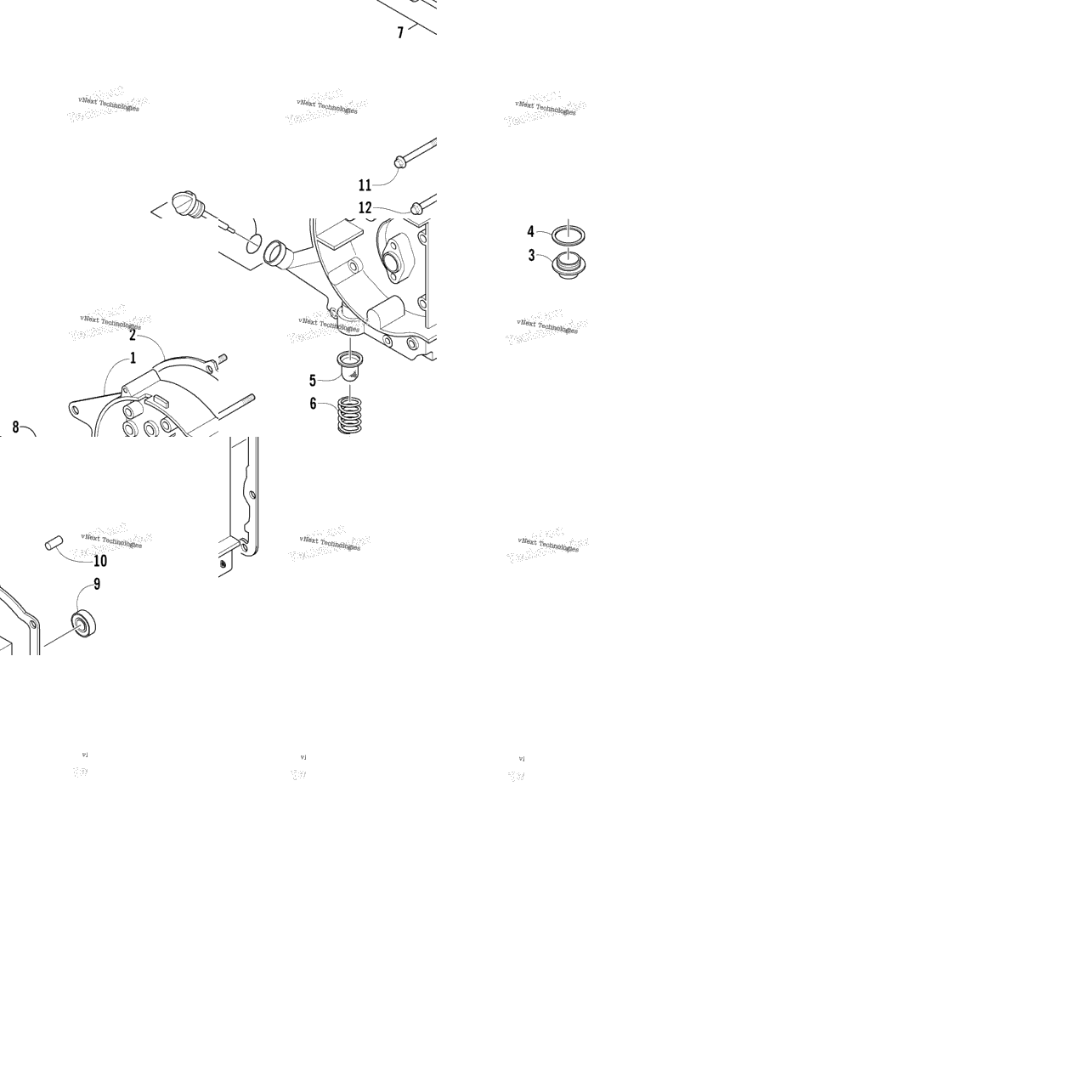 Right Crankcase Cover Assembly