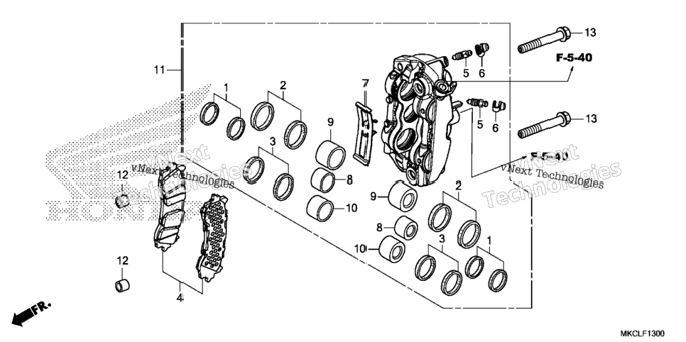 Left Front Brake Caliper