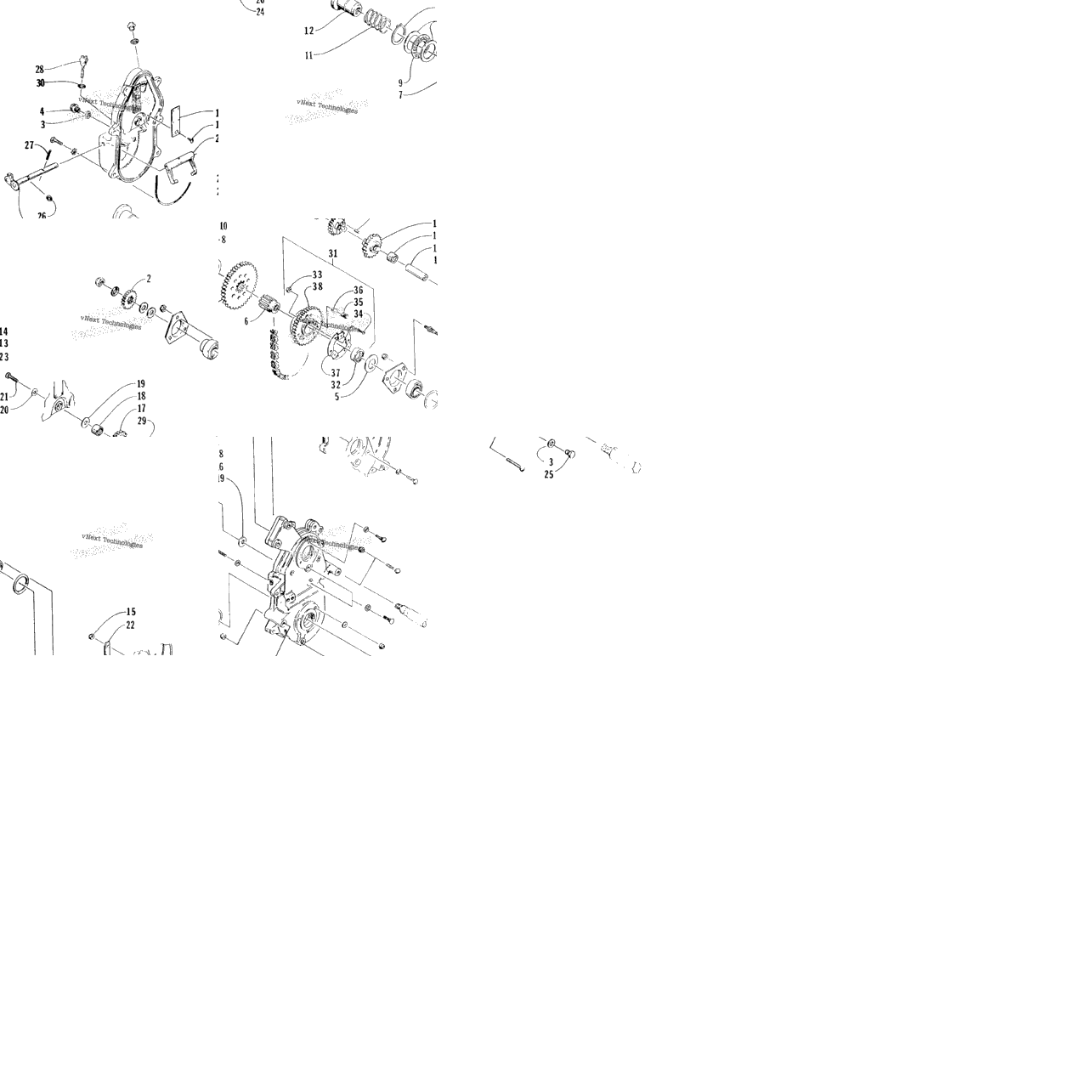 Drive/Reverse Dropcase Assembly