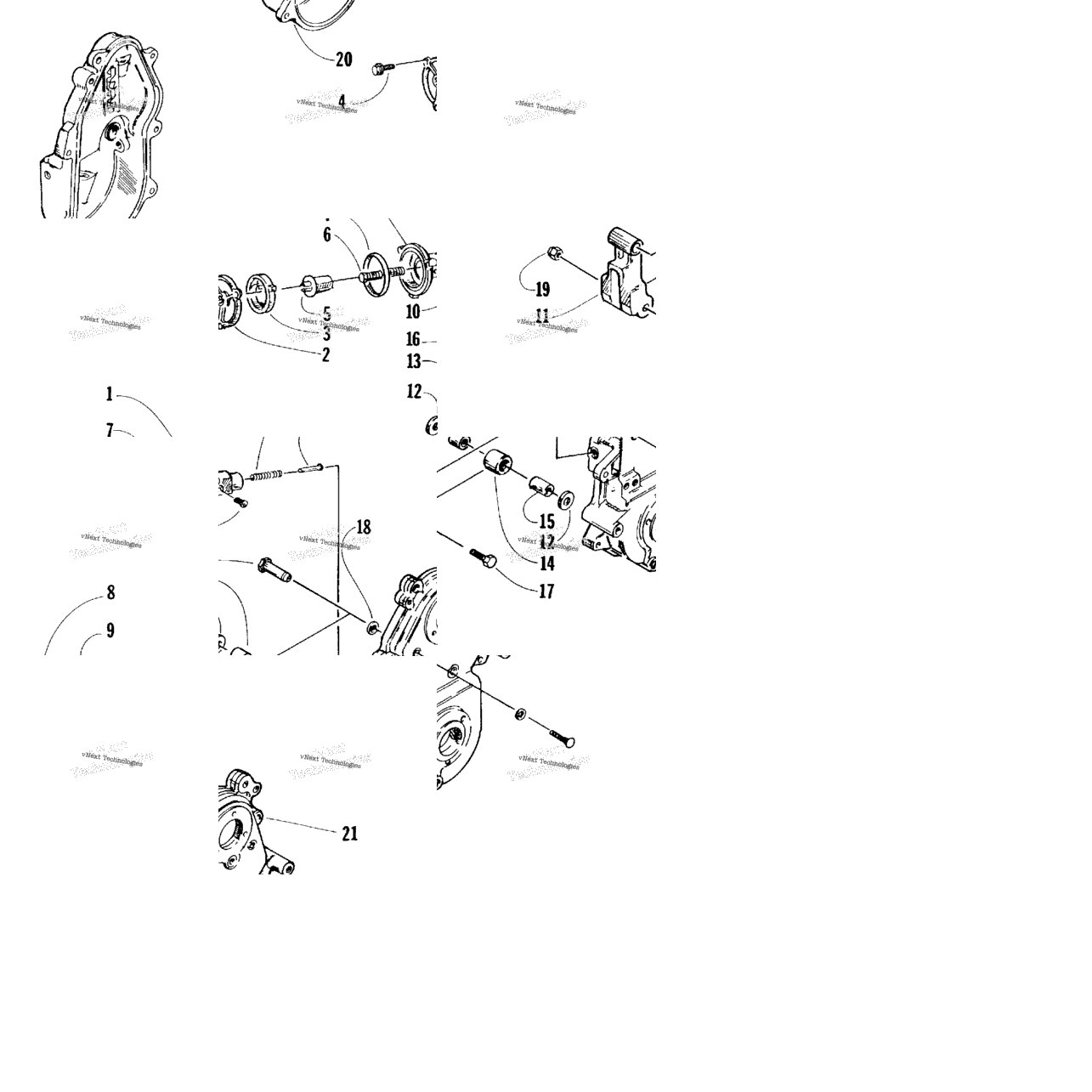 Dropcase Chain Tension Assembly