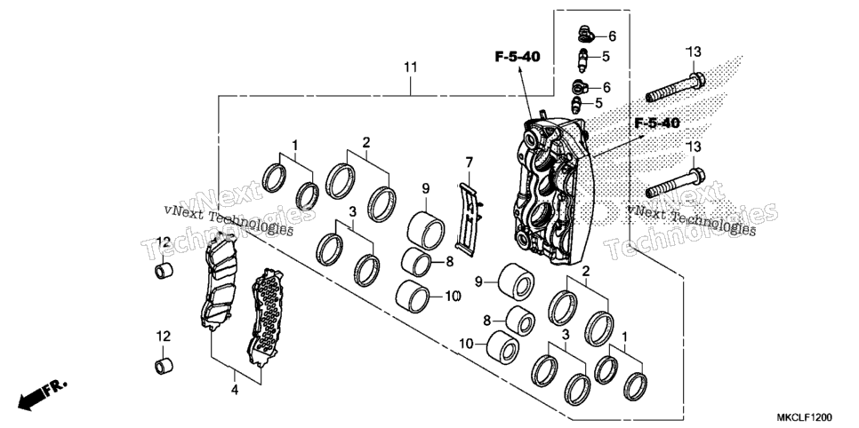 Right Front Brake Caliper