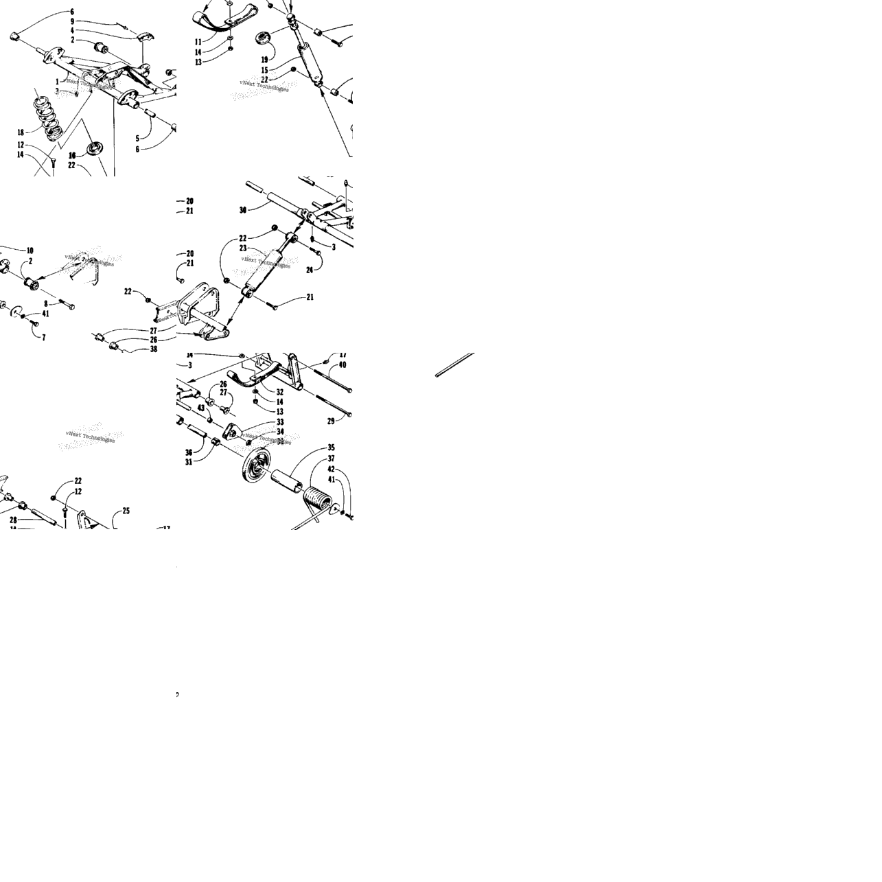 Rear Suspension Arm Assemblies