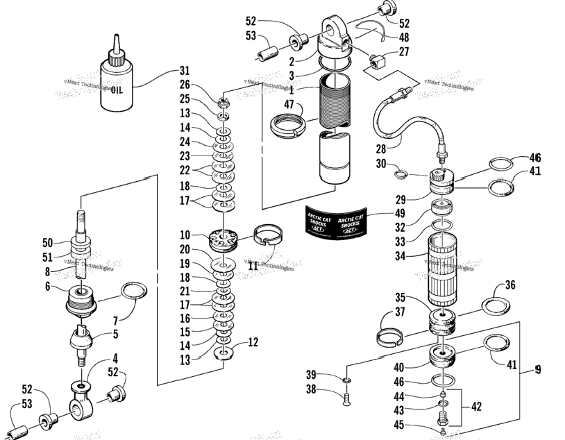 Front Suspension Shock Absorber (Le-C)