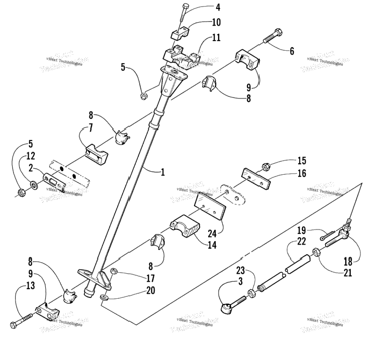 Steering Post Assembly