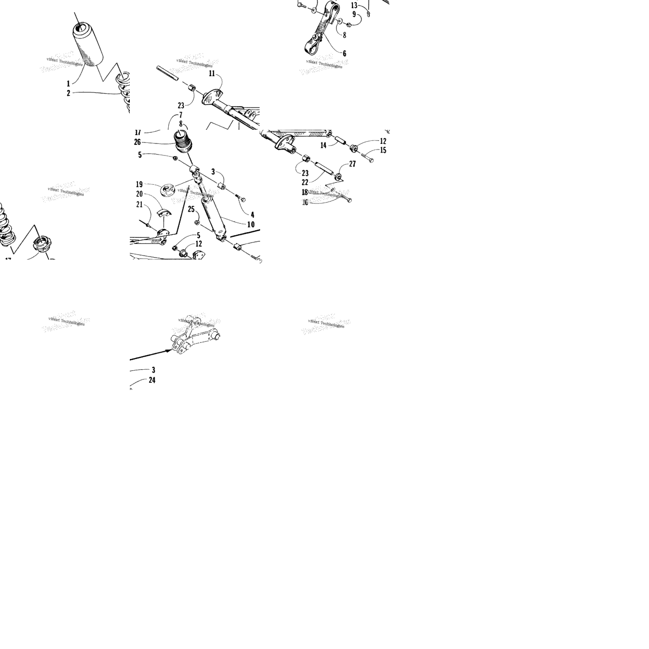 Rear Suspension Front Arm
