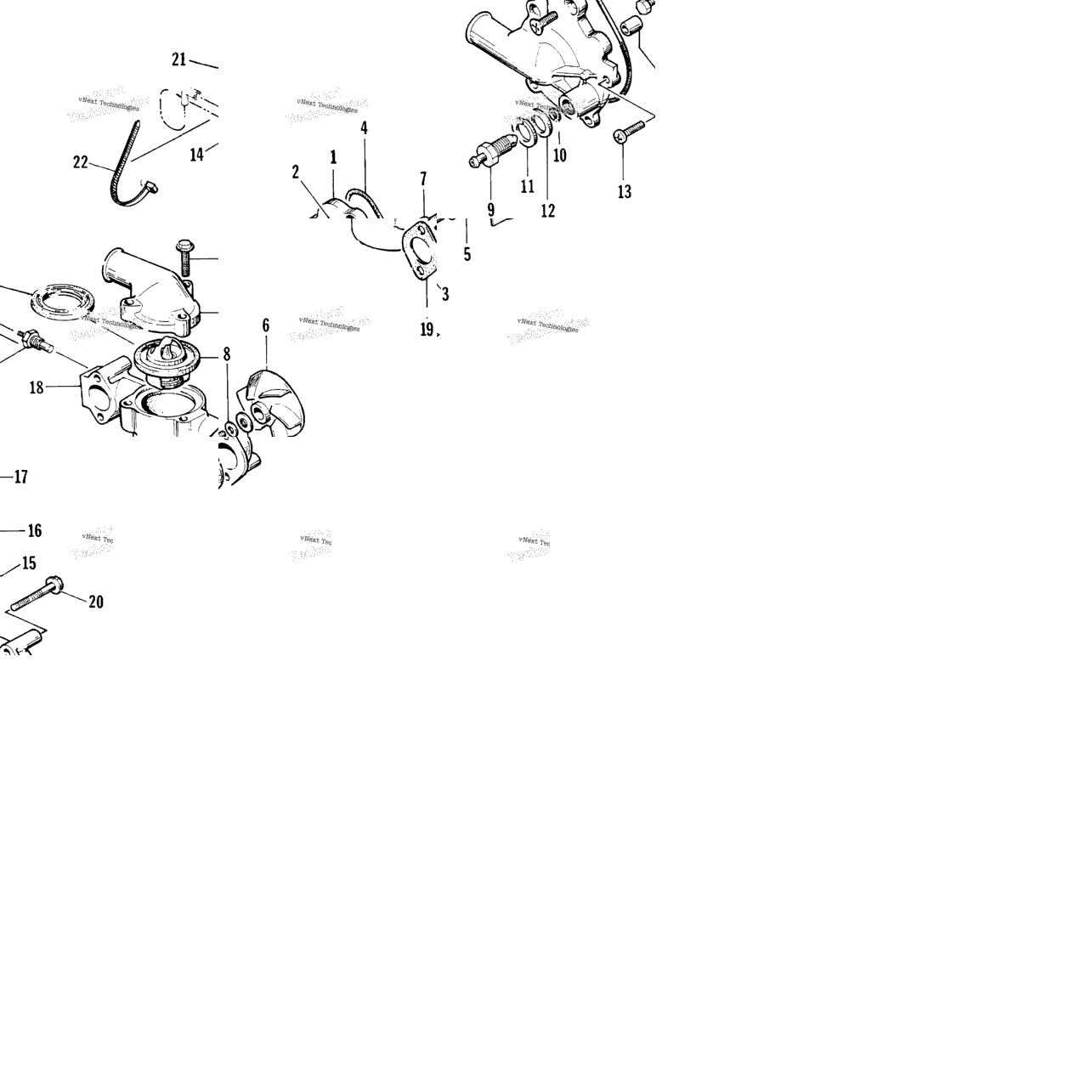 Water Pump/Water Manifold