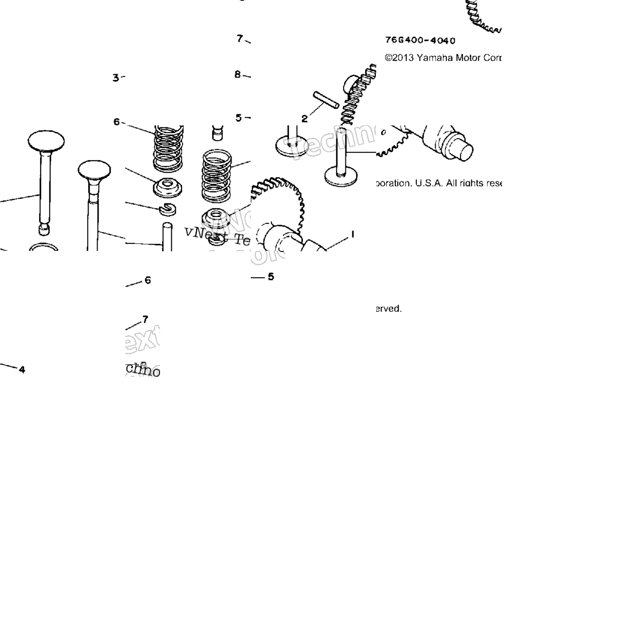 Camshaft - Valve (Yp20ga)