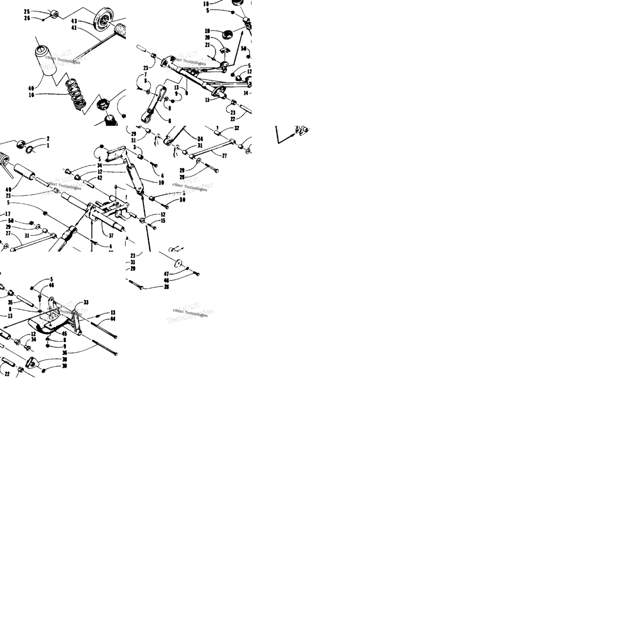 Rear Suspension Arm Assemblies