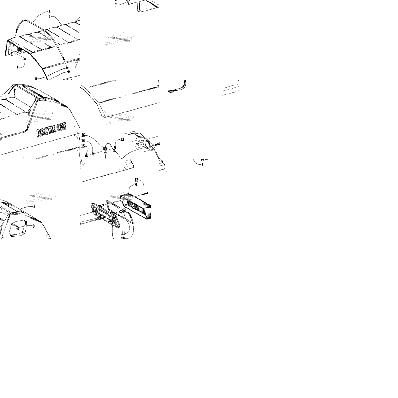 Seat And Taillight Assemblies