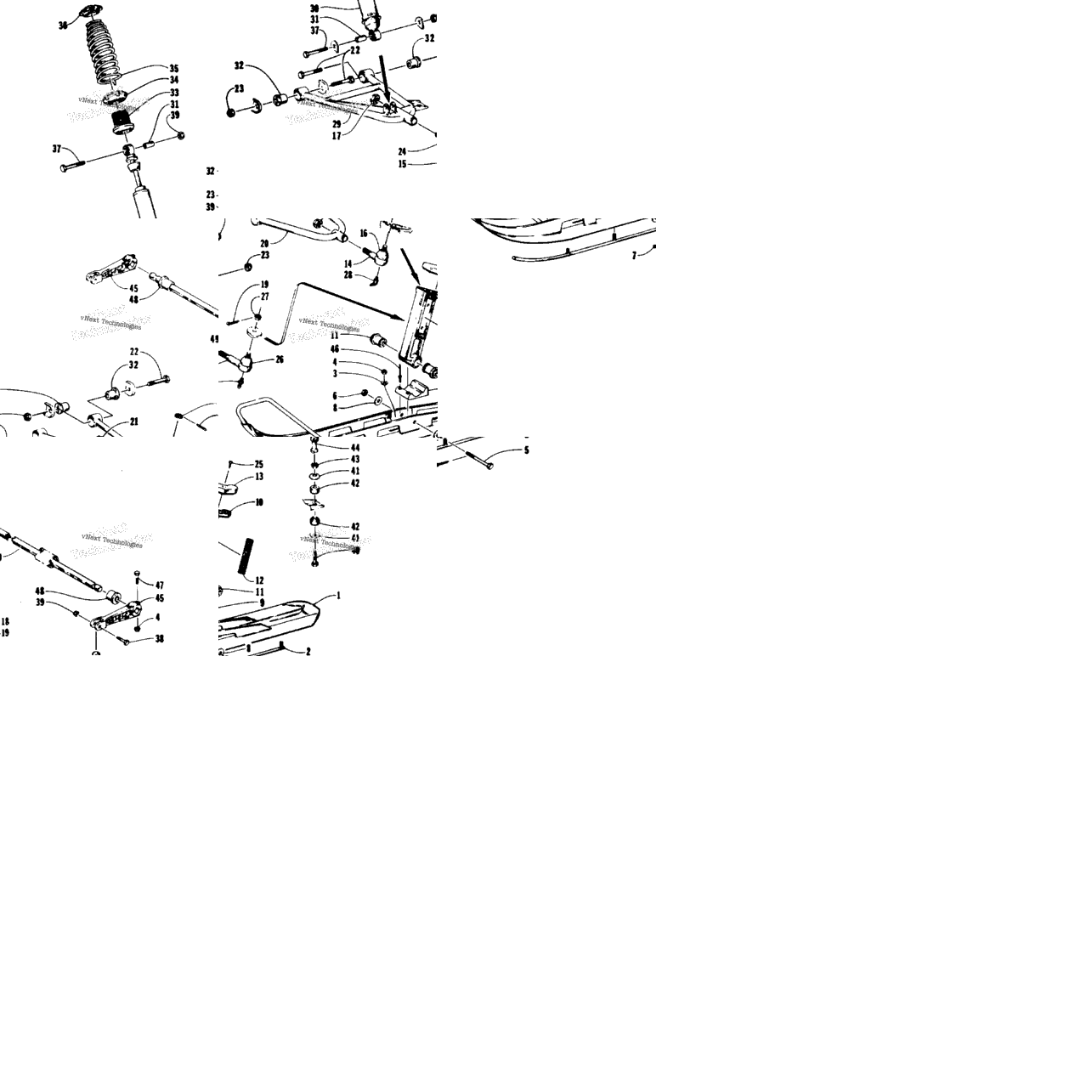 Ski And Front Suspension