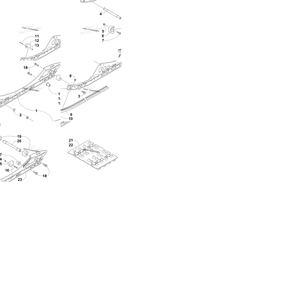 Slide Rail And Track Assembly