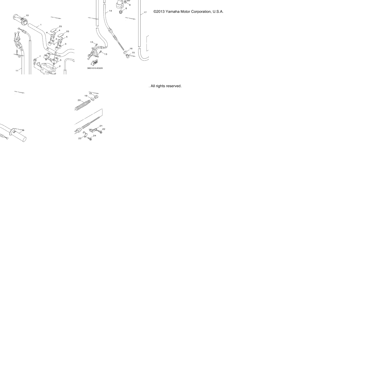 Steering Handle Cable
