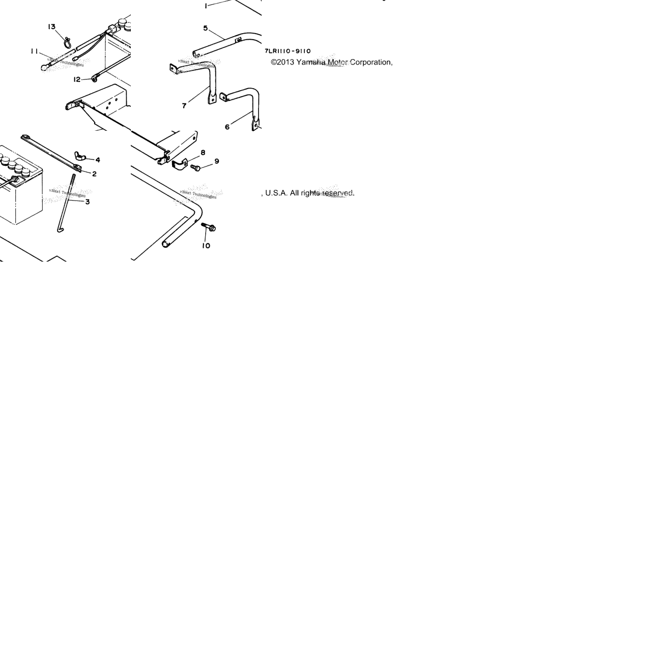 Battery Tray (Ef3800e)