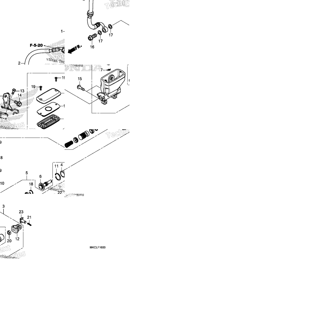 Rear Brake Master Cylinder