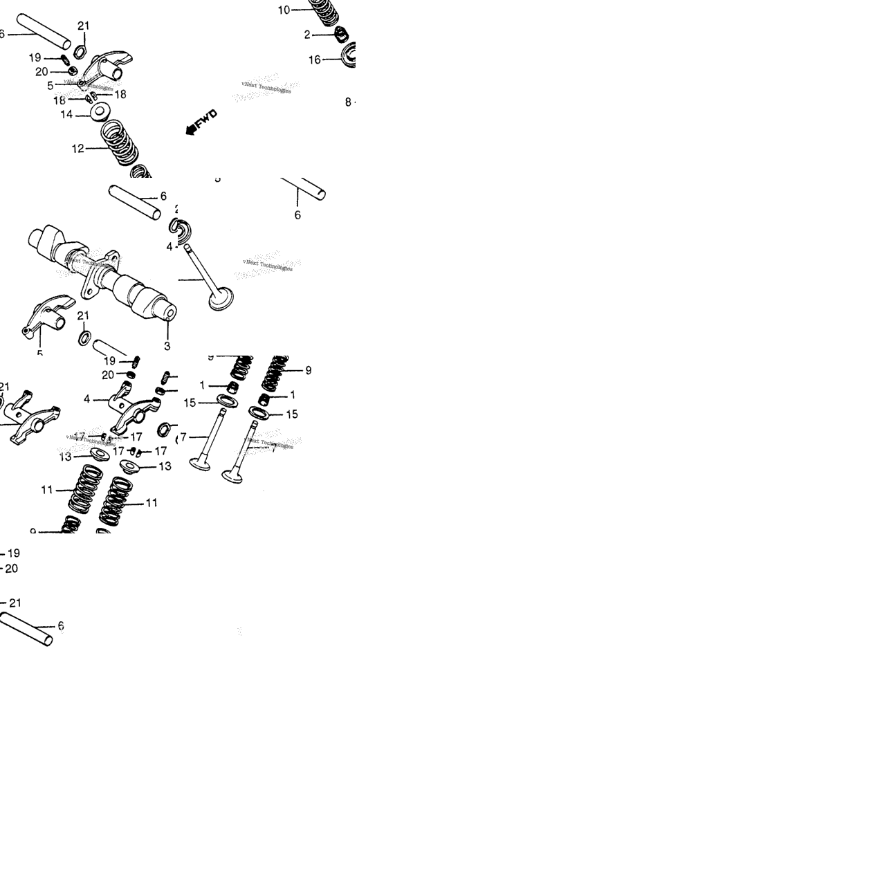 Camshaft + Valve