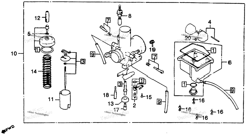 Carburetor + Optional Parts