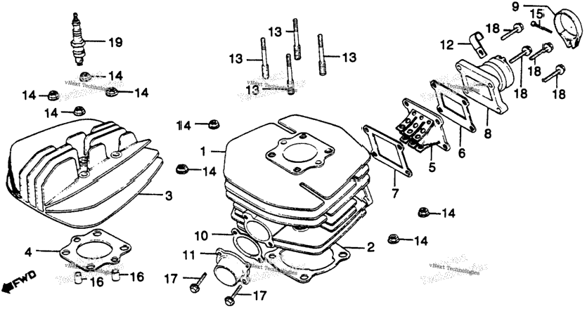 Cylinder Head + Cylinder