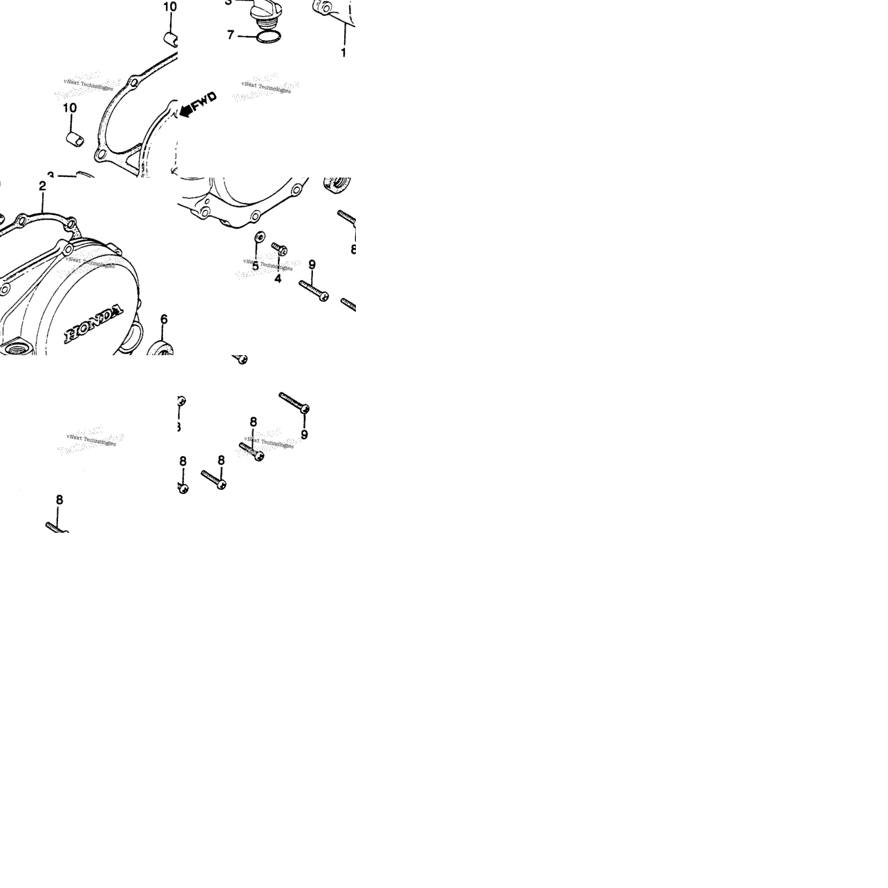 Left Crankcase Cover
