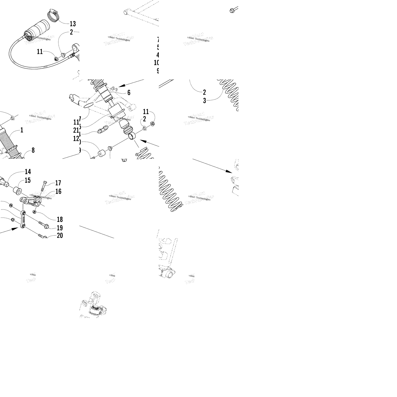 Shock Absorber And Sway Bar Assembly