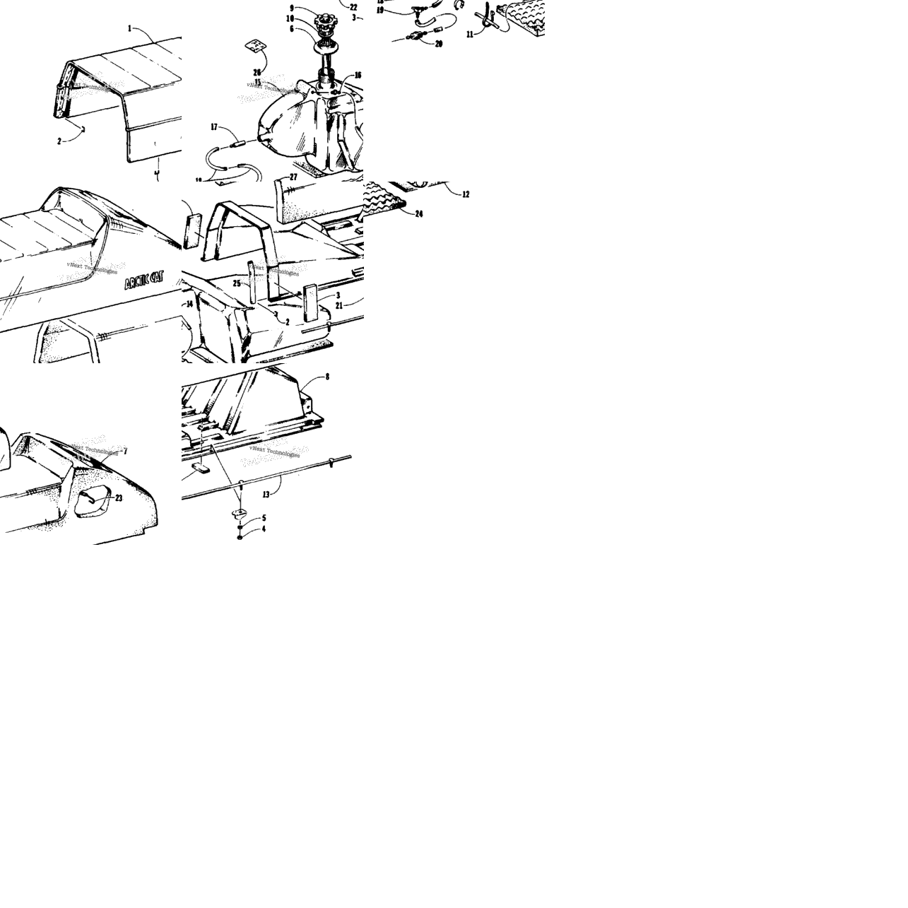 Seat And Gas Tank Assemblies