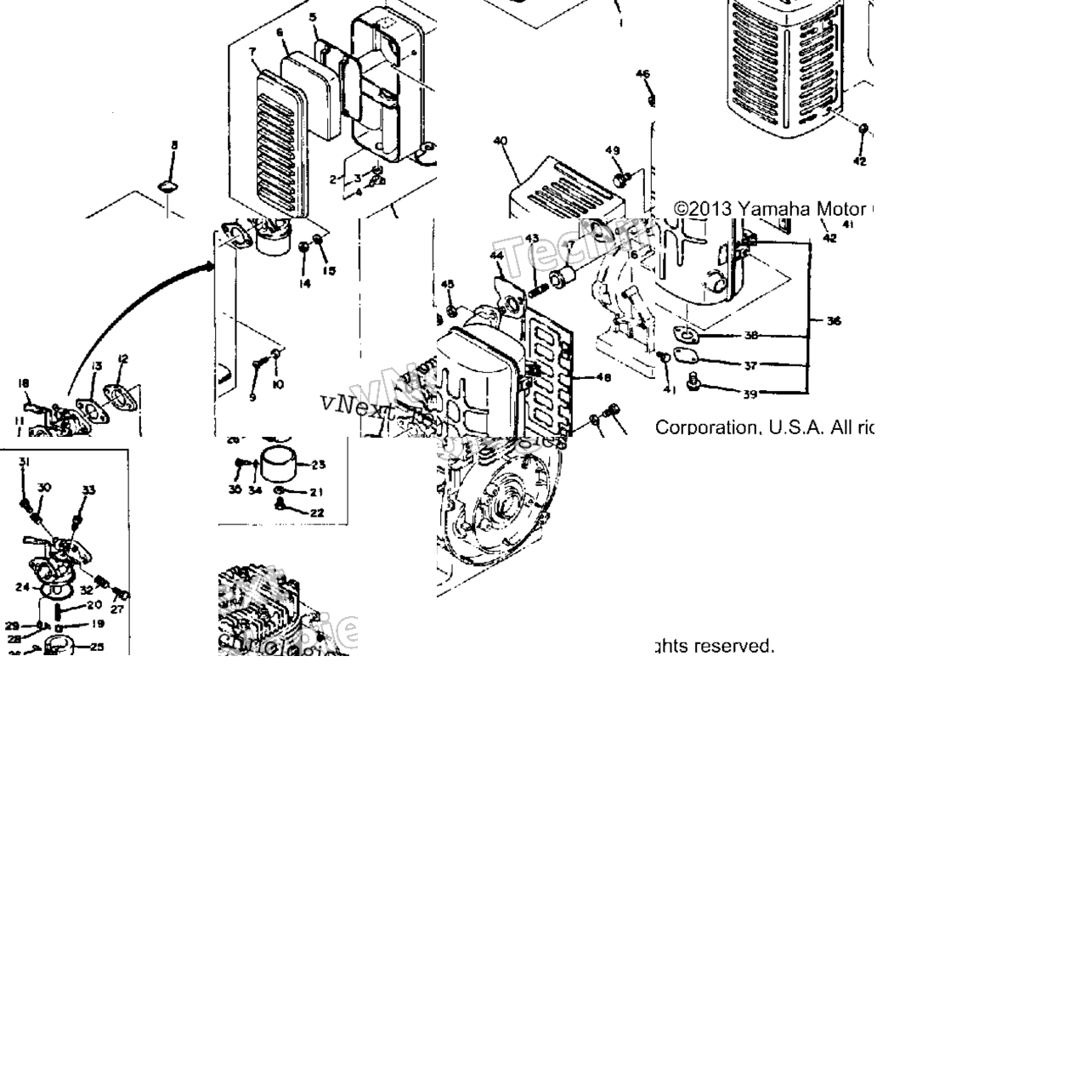 Intake Carburetor Exhaust Ef2600