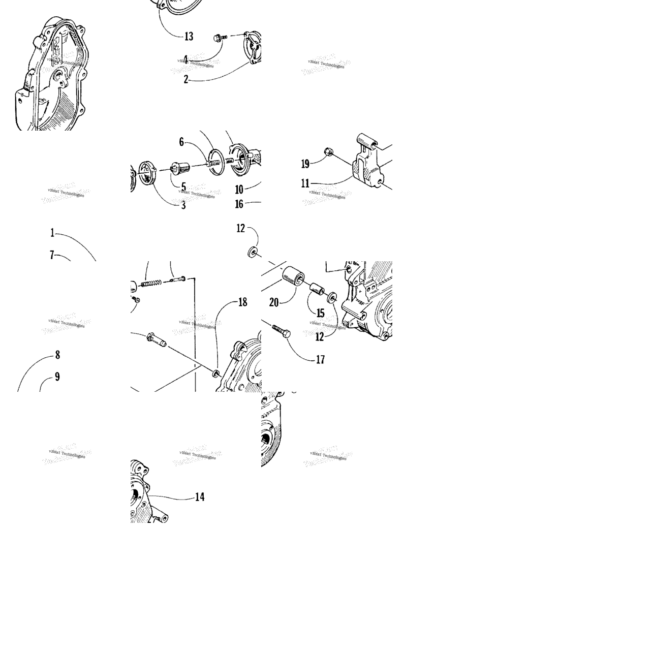 Dropcase Chain Tension Assembly