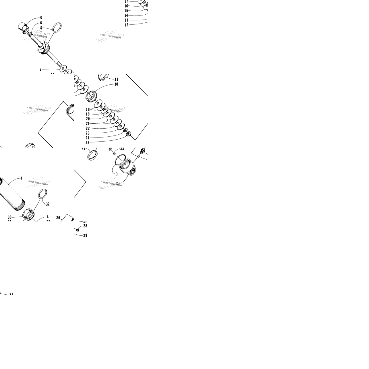 Rear Suspension Rear Arm Shock Absorber