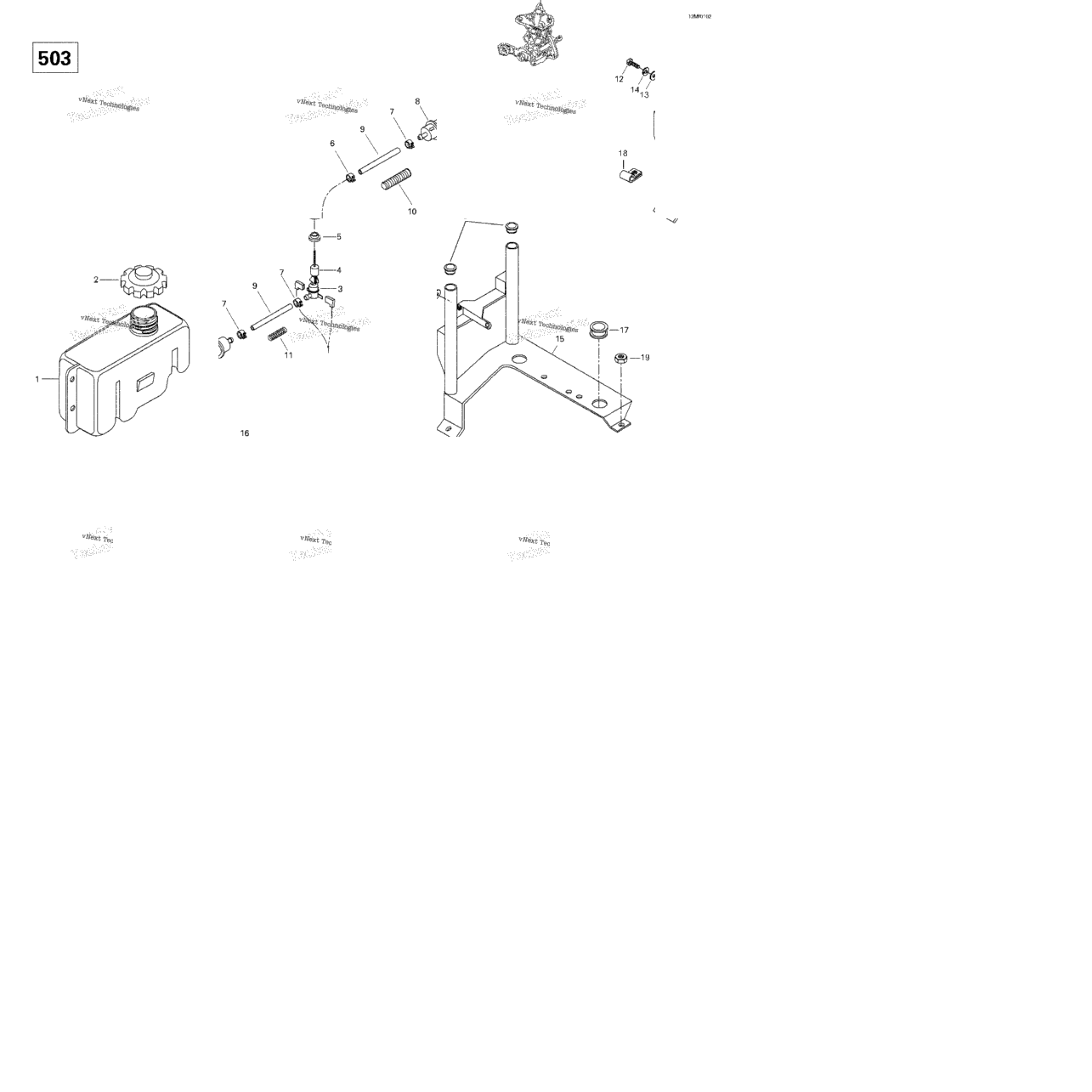 Oil Tank And Support (503)