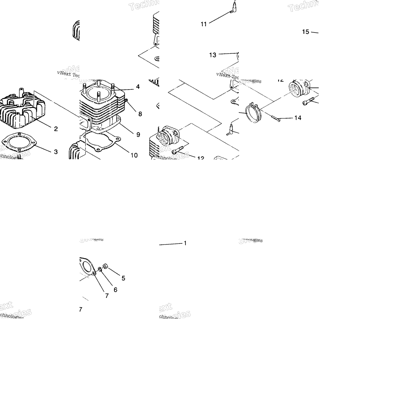 Cylinder Assembly Lite/0933433 & Lite Deluxe/0933431