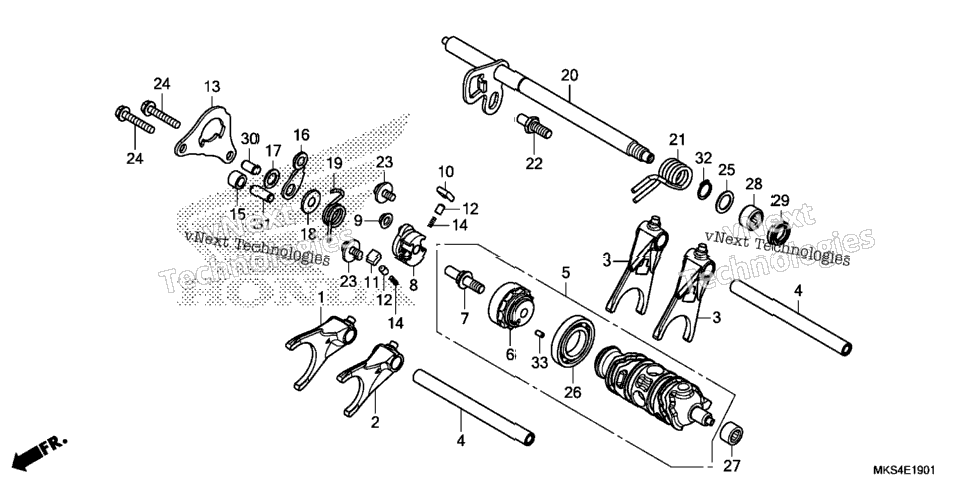 Gearshift Drum (2)