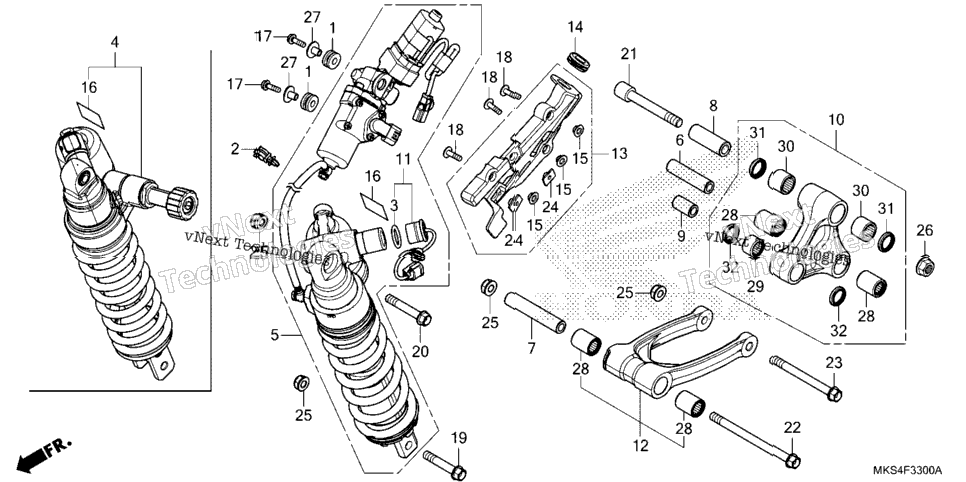 Rear Shock Absorber