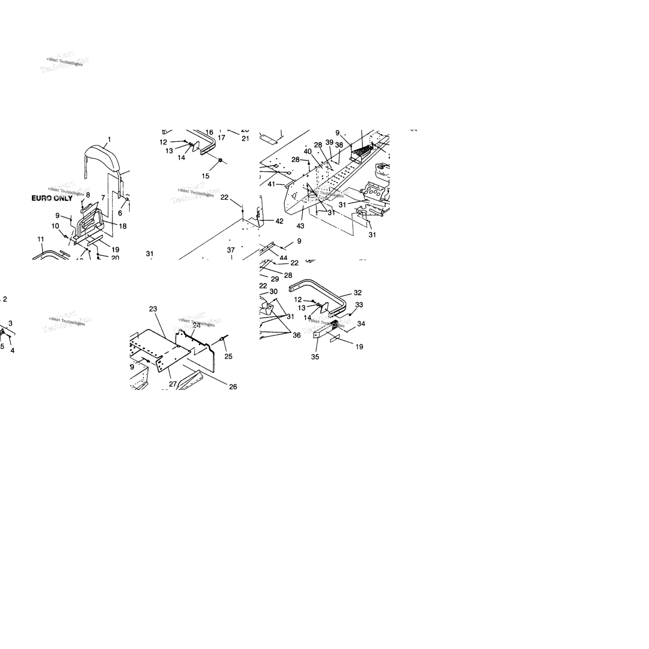 Tunnel Xlt Rmk 0960956, Xlt Sks 0960556 & European Xlt Sks