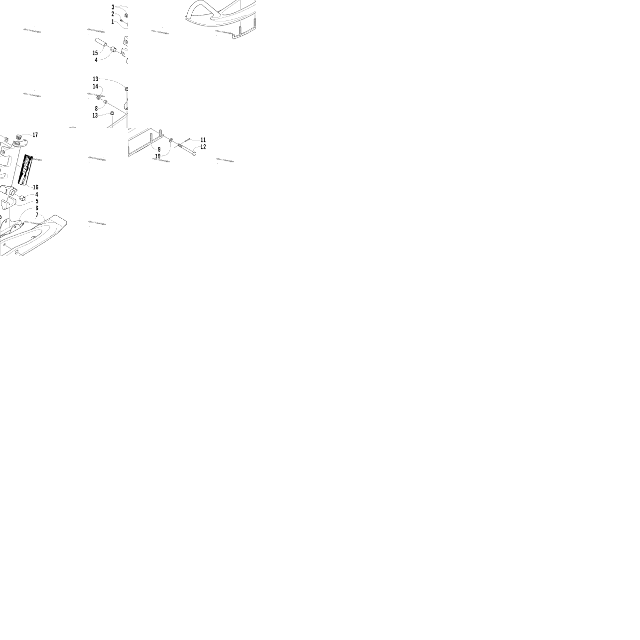Ski And Spindle Assembly