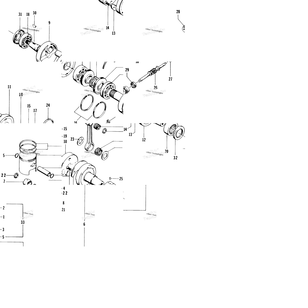 Piston And Crankshaft