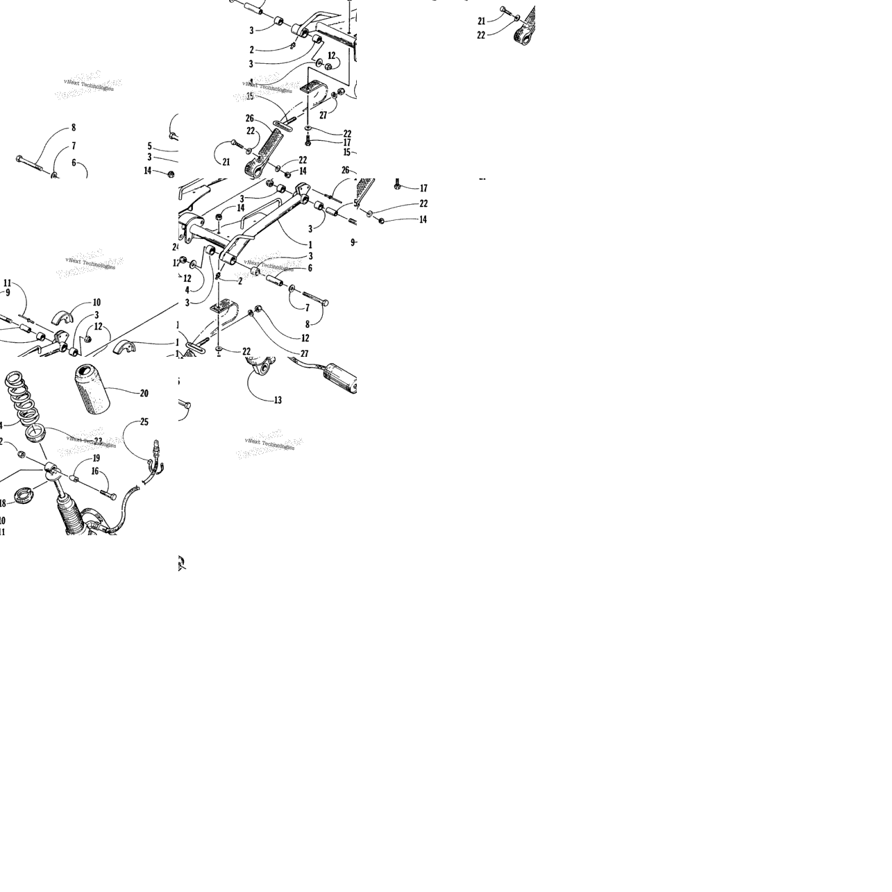 Rear Suspension - Front Arm Assembly