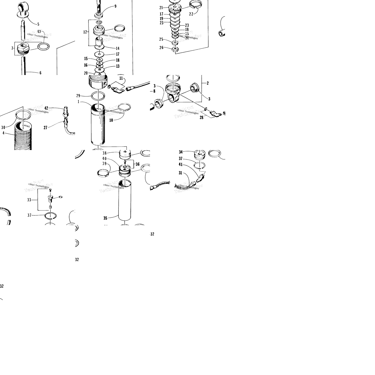 Rear Suspension - Front Arm Shock Absorber