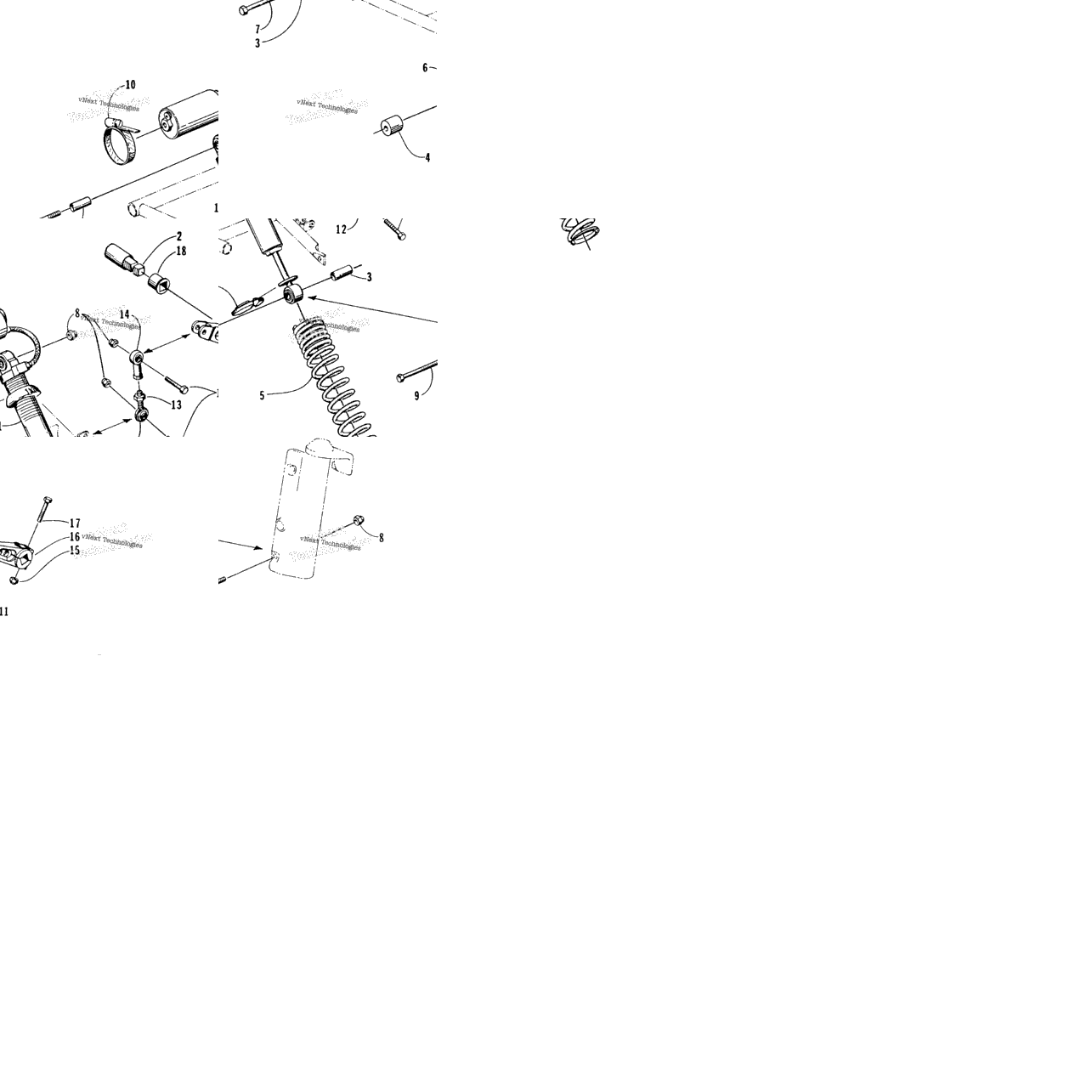 Shock Absorber And Sway Bar Assembly