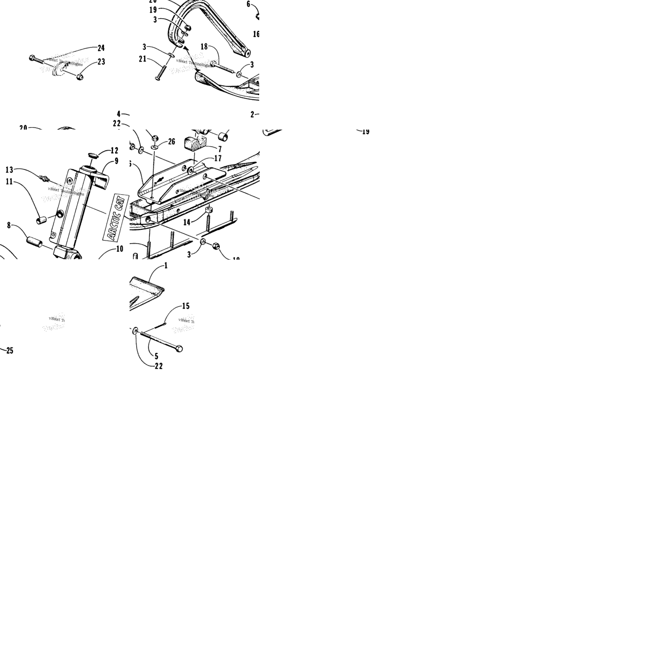Ski And Spindle Assembly