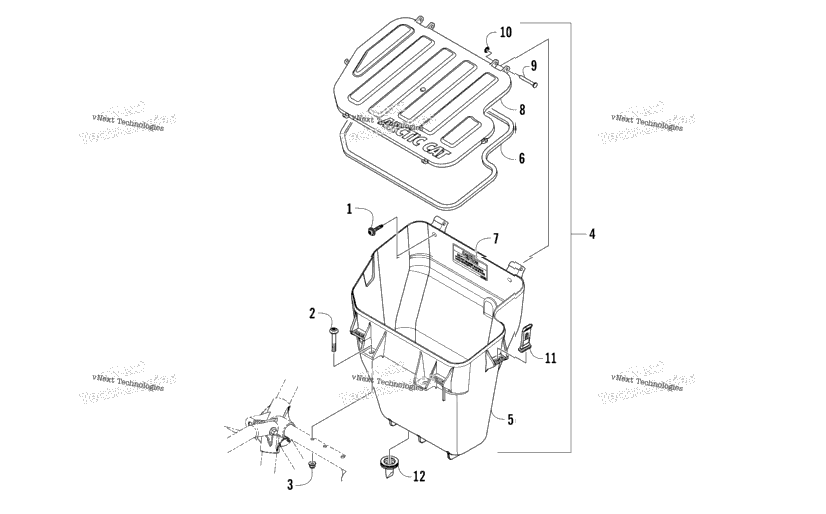 Front Storage Box