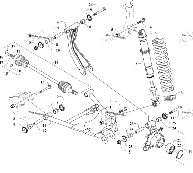Rear Suspension Assembly