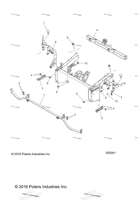 Chassis, Front Frame Asm. All Options