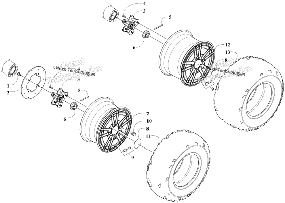 Wheel And Tire Assembly