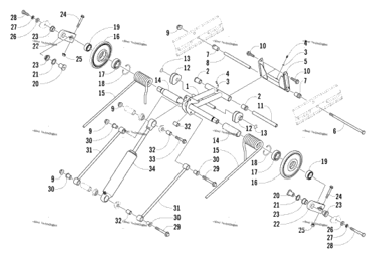 Rear Suspension Rear Arm Assembly