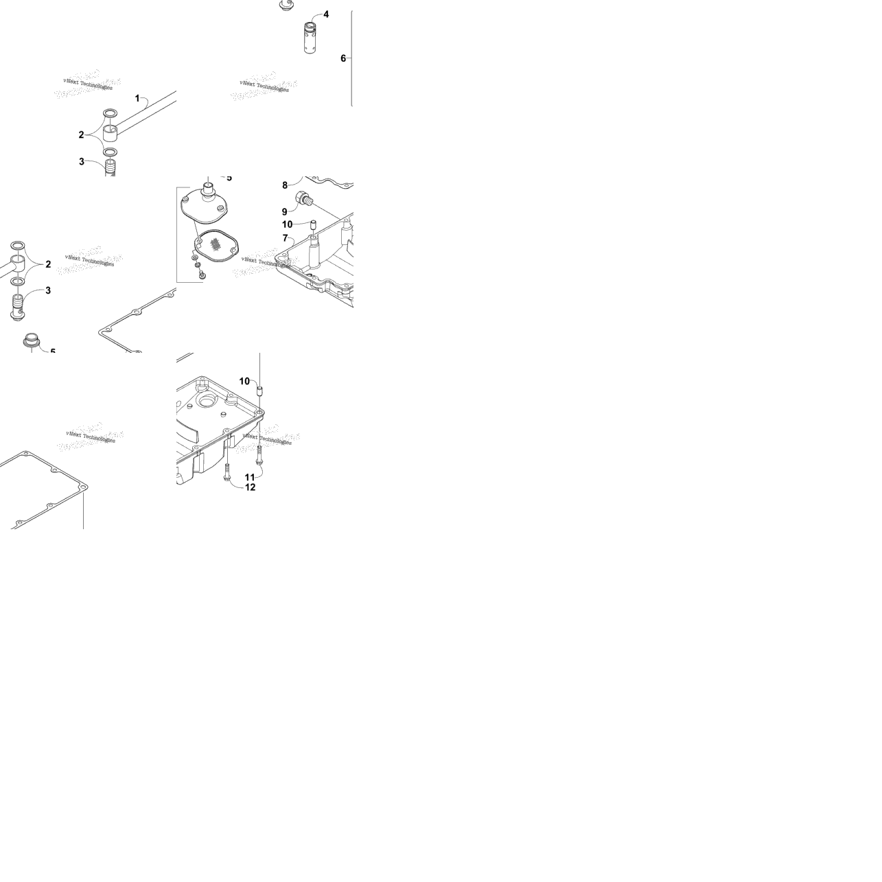 Oil Pan And Strainer Assembly